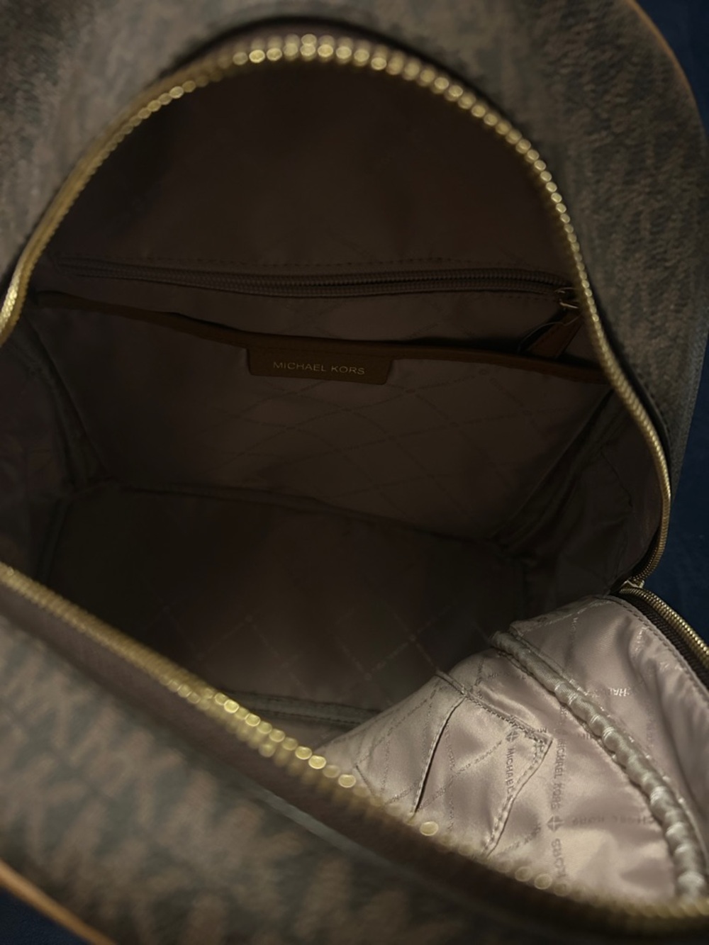 Michael Kors Brown Monogram Backpack and Crossbody bag - Picture 10 of 10
